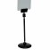 Caucasus holder on a round stand, plastic, h = 14 cm, black color