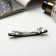 Halfish hair clip "Classic" Thin, 8 cm, black