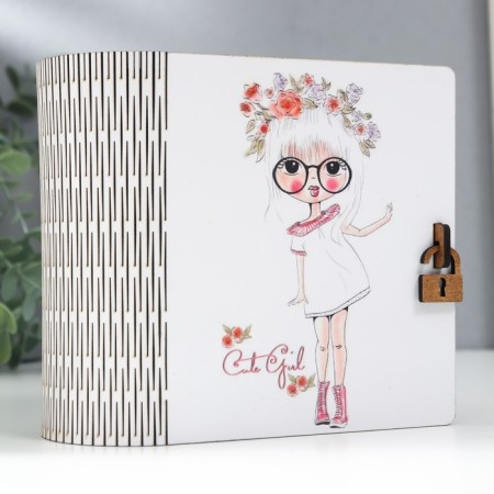 Brand Book "Girl" 14x14 cm-1