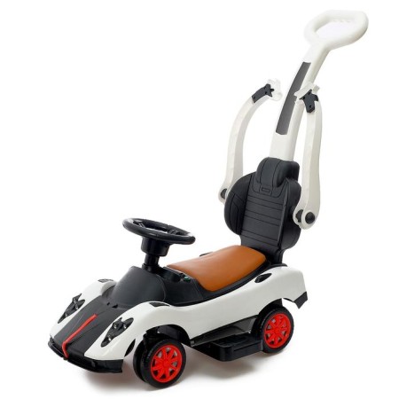 Tolokar-roller "compartment", with a parental pen, light, sound, color white-3