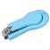 Children's manicure set (scissors, kniper, saw, tweezers), blue color