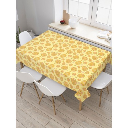 Tables on the table "Flower Easter", rectangular, Saten, size 145x180 cm