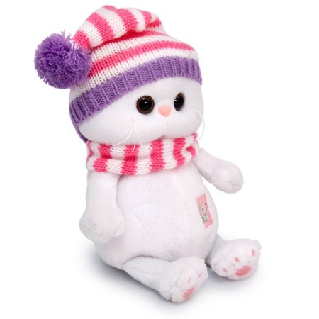 Soft toy "Lee Baby in a knitted cap", 20 cm-1