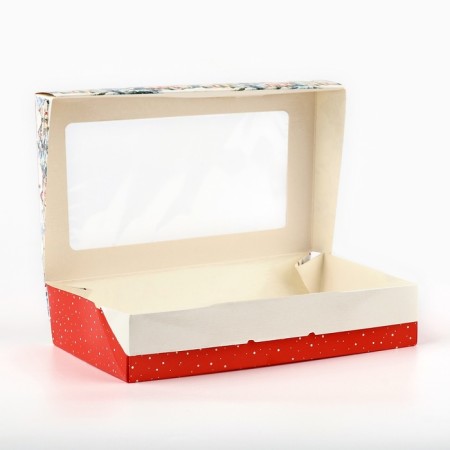 Folding box "Snow Town", 20 x 12 x 4 cm, new year-3