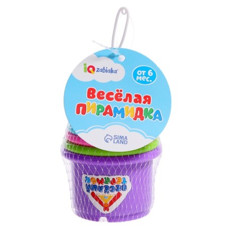 Developing toy "Pyramids-Stakaniki: Miloty", 9 objects
