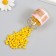 Round 6/0 beads in the bottle "Bright lemon" 2x20 g set 2 pcs