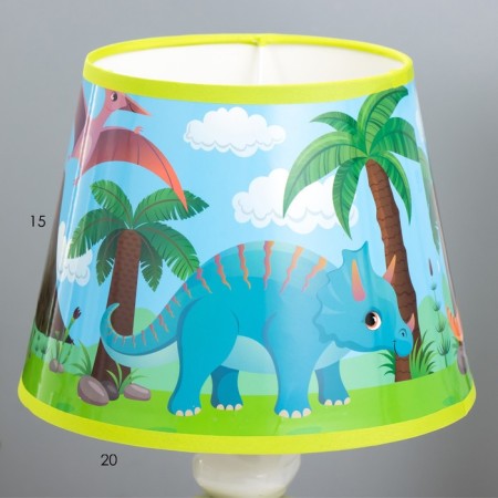 Board lamp "Dinosaurs" E14 15W green 20x20x30 cm Risalux-3