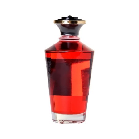 Shunga Blazing Cherry massage oil, heating, cherry, 100 ml-5