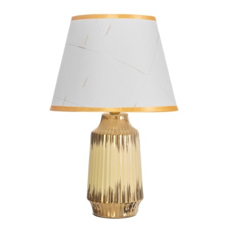 Table lamp "Nonaa" 1x40W E14 beige/gold 24x24x40cm-5