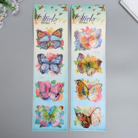 Plastic Plastic "Butterfly" mix 39.5x12 cm-4