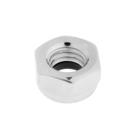 Gaika with a locking ring, M12 galvanized, Din985, 1 kg-1