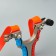Metal slingshot with laser target designator