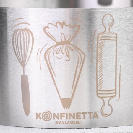 The uniform for baking muffins and cakes with Konfinetta size adjustment, 16-30 cm-3