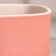 Flower pot "Square relief" Pink relief 6 l