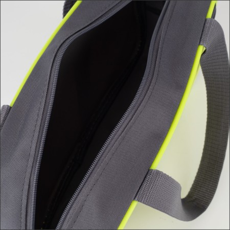 Lightning bag, outer pocket, textura, green/gray color-2