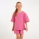 Kids (T -shirt, shorts) minku: casual collection color powder, height 152