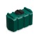 Shower tank, 200 liters, without euns, with a watering can, green, series "r"