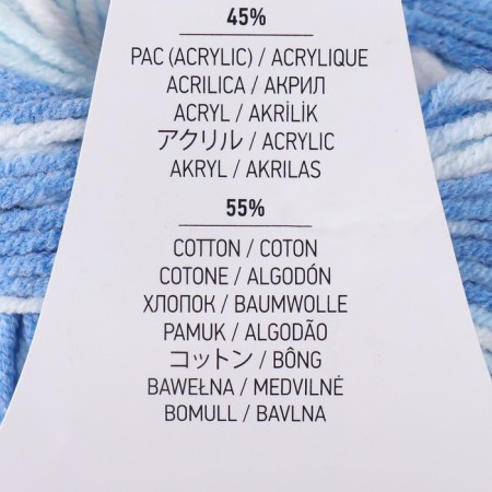 Yarn "Jeans Soft Colors" 55% cotton, 45% acrylic 160m/50g (6213)-3