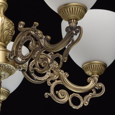 Ariadne chandelier, 5x60W E27, antique bronze-8