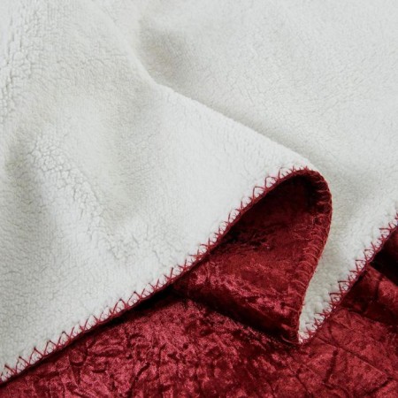 "Undine" bedspread, size 220x240 cm, burgundy color-3