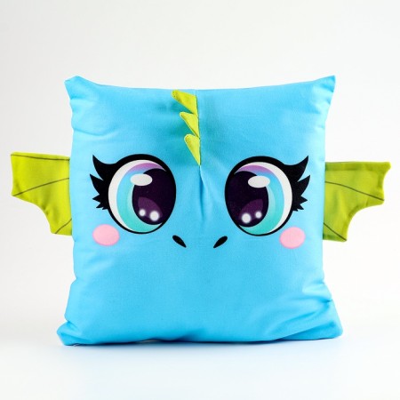 Decorative pillow "Blue Dragon", 33 × 33 cm-1