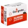 A set of paper clamps, black, 41 mm, 12 pieces, in a cardboard box