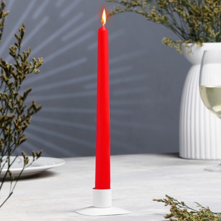 Antique candle, 2.2x 25 cm, red-1