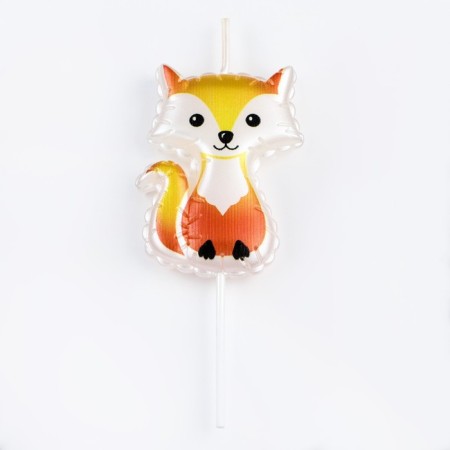 Candle in the cake on the skewer "Fox", 9.5x3.5 cm-2