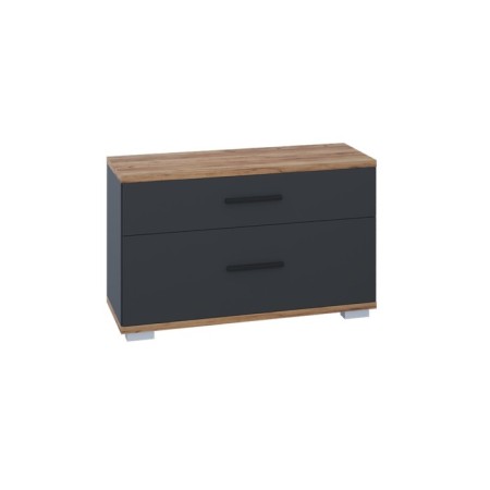 Tumbling bedside Athena, 602x426x390, oak craft gold/anthracite