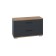 Tumbling bedside Athena, 602x426x390, oak craft gold/anthracite