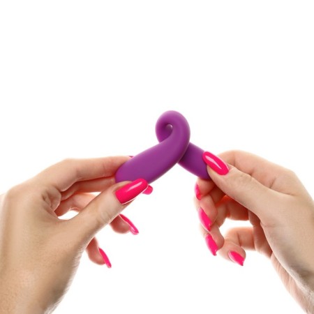Vibrator for steam, with vibropuli, silicone, purple-8