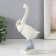 Polystone souvenir "Goose on rollers, with a bouquet" 9.5x6.5x18.5 cm