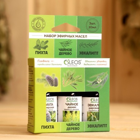 A set of 100% natural essential oils "Fir, tea tree, eucalyptus"-2