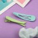 Hair Set "Militsa" 4 pcs (invisible 2 pcs - 5 cm, elastic band 2 pcs) classic, green
