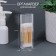 Organizer for storage, with a lid, 10.4 × 3.8 × 2.1 cm, the color is transparent