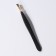 Pinzet begged, narrow, 8.5 cm, black/golden color