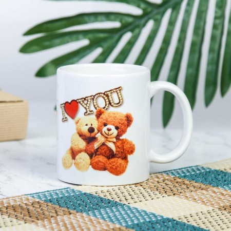 Sublimation mug "The best husband in the world" Mishka, with application-1