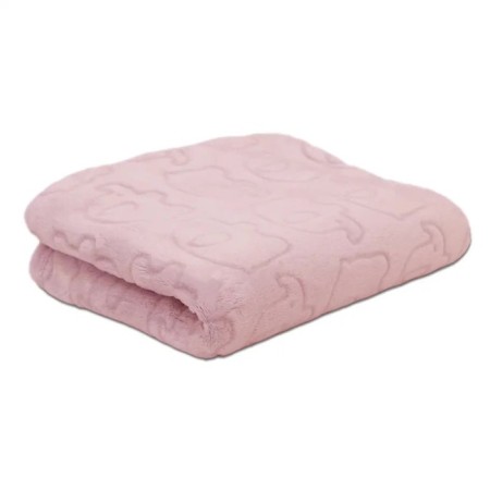 Blanket - Olye Cover, size 100x118 cm, pink color