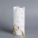 Candle-cylinder "openwork", 6x15 cm, white with a whip
