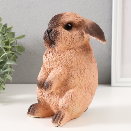 Piggy bank "Rabbit No. 4 Siamese color" height 17.5 cm, width 11.5 cm, length 11.5 cm-4