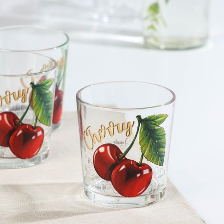 A set of glass glasses “Oda. Useful cherry ", 250 ml, 6 pcs-1