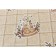 MEIWA tablecloth, round, 152 cm, beige color