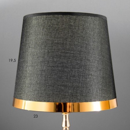 Lyanelia table lamp E27 40W black and gold 25x24x41 cm Risalux-4
