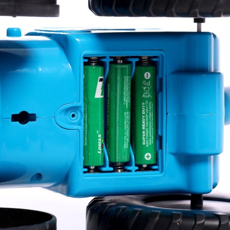 Musical catalka "Blue Tractor" with a stick-8