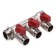 Aqualink threaded manual, 3/4 "x3/4" x1/2 ", internal/outer, 3 exits, with balloons. Taps