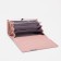 Women's wallet on magnets, pink color