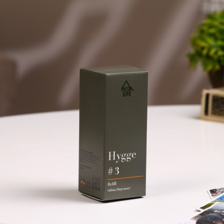 Filler for aromatic diffuser hugge #3 tobacco/bergamot 100 ml-2
