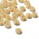 Acrylic bead "numbers" mix, 7 × 4 mm, set 10 g, color gold