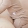 Pants (clashes) for Minaku girl, brown color, height 62-68 cm