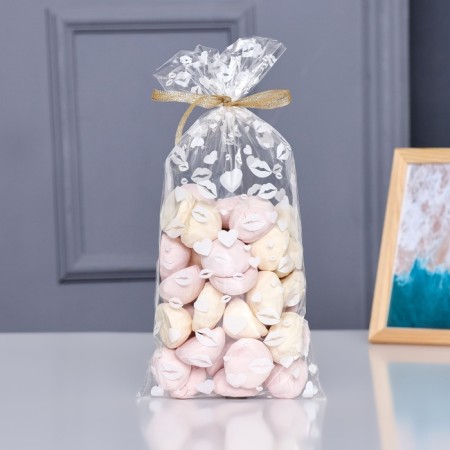Package Packy BOPP, "Kisses" 15*30 cm set 50 pcs